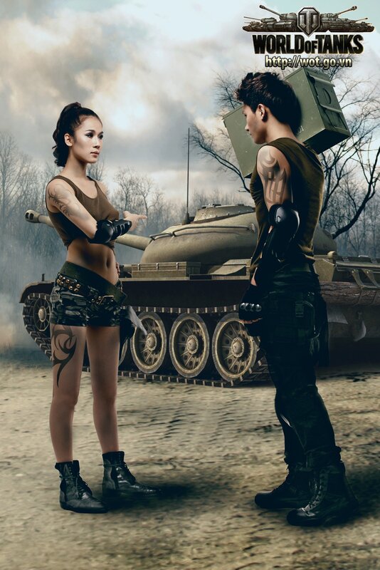 Tank warfare promotional art
