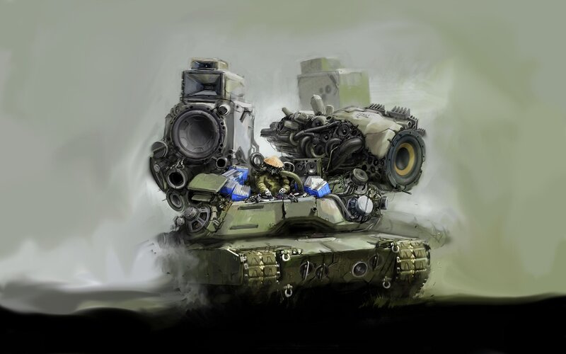 tank with engine modifications