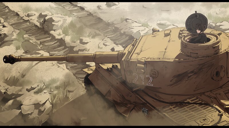 Tank with Female Crew