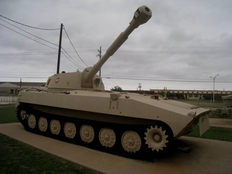 Tank with Long Cannon — Tan