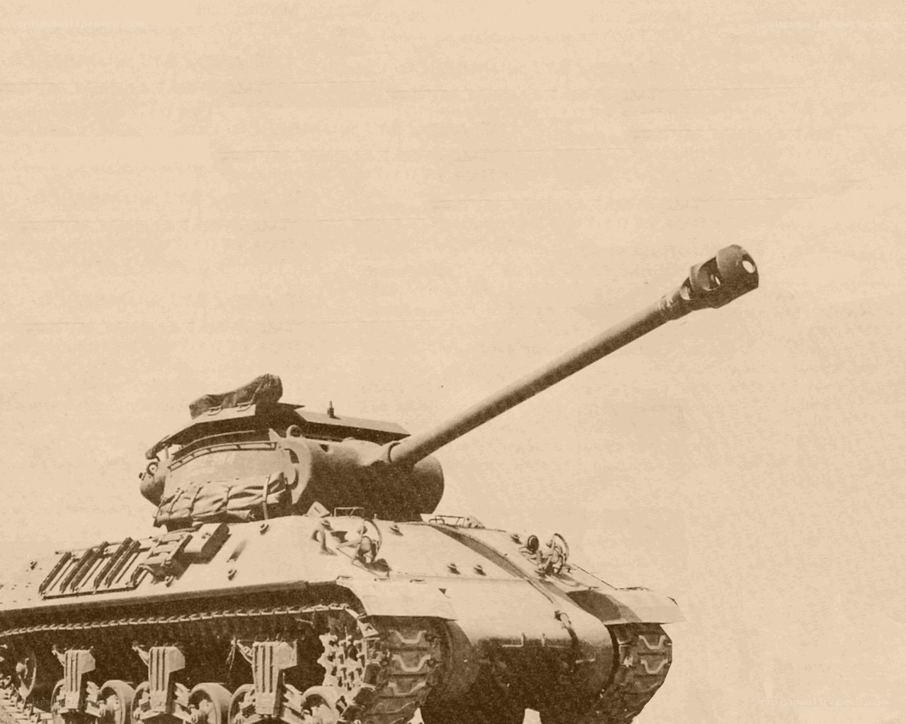 tank with long cannon