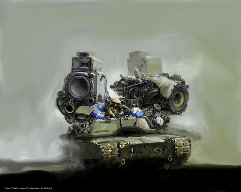 tank with speaker modifications