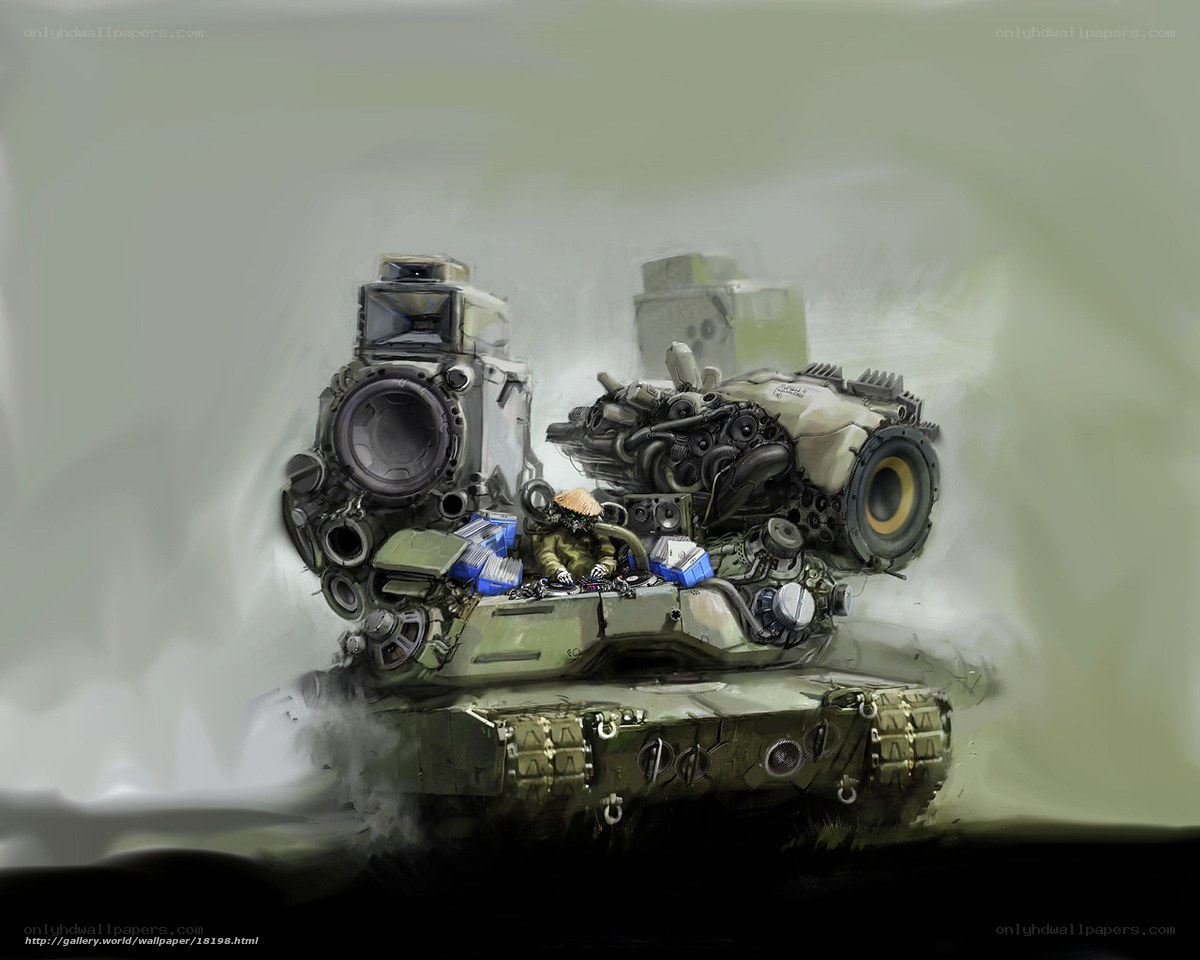 tank with speaker modifications