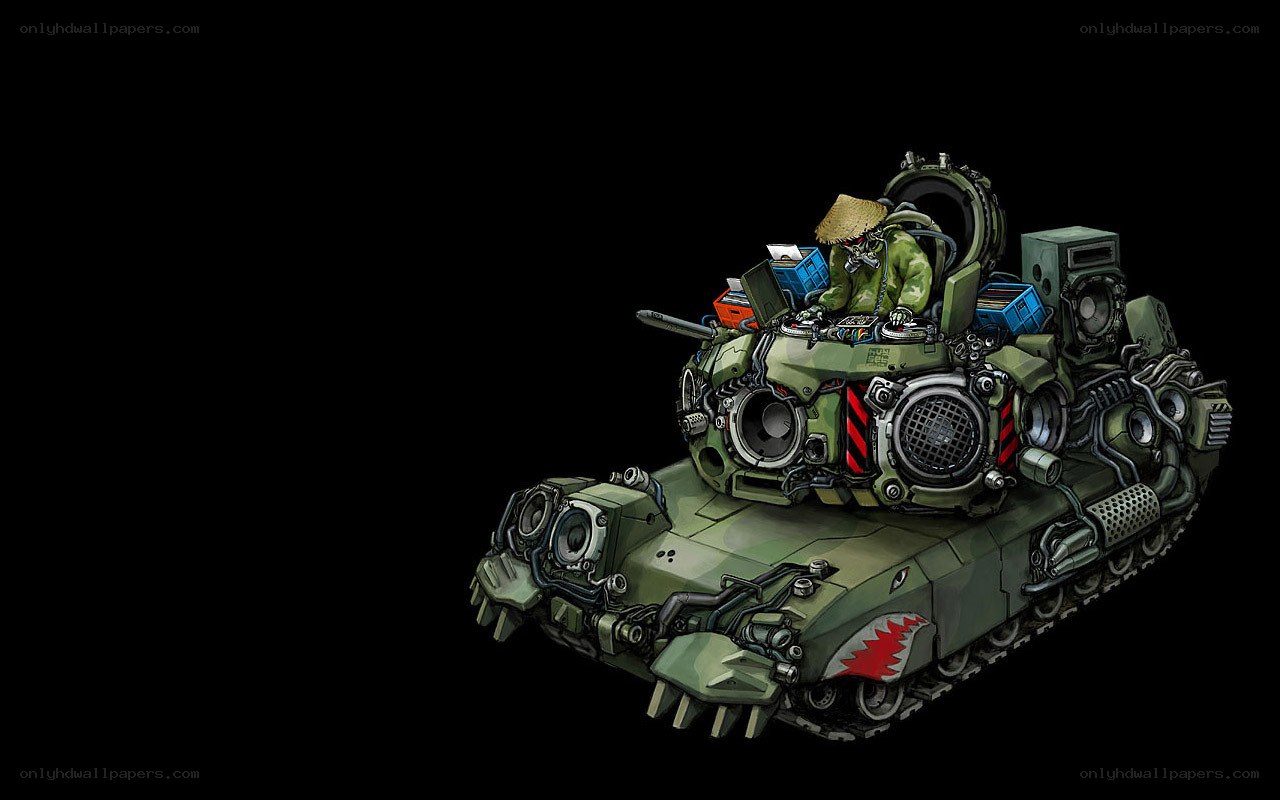 tank with speaker system