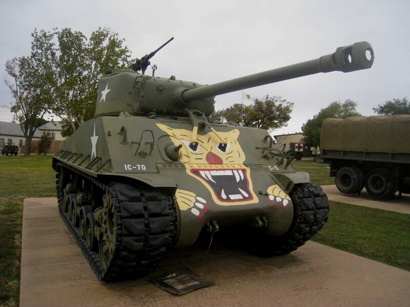 Tank with Tiger Face