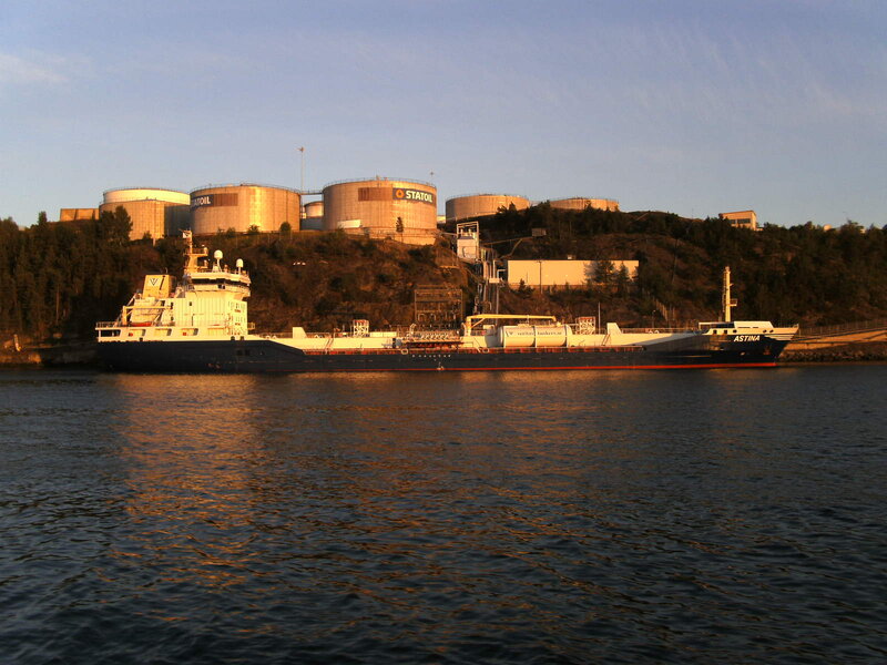 Tanker Ship at Port