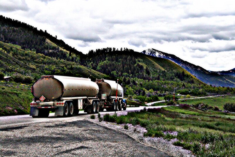 Tanker Trucks on Road
