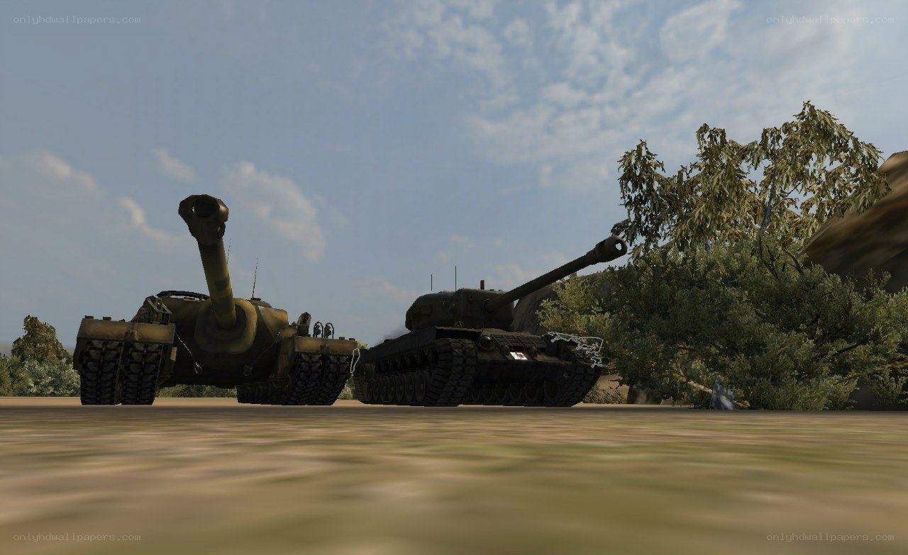 tanks in a field