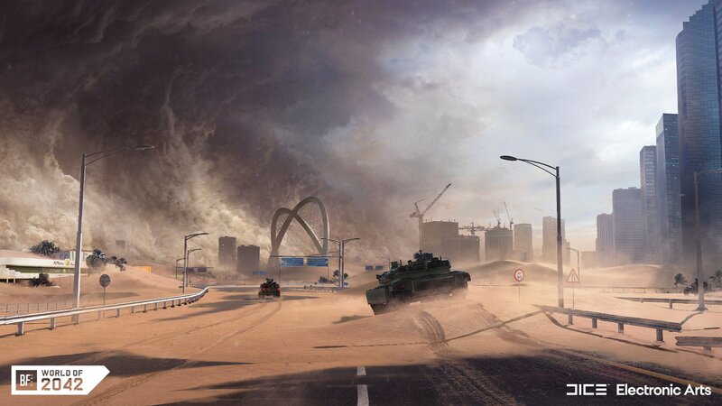 Tanks in Desert Storm