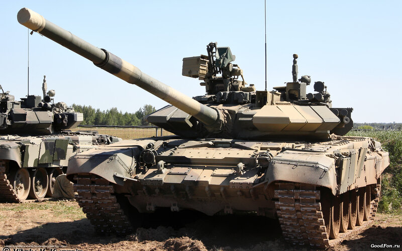 Tanks in Field — Tan