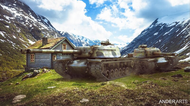 Tanks in Mountain Valley