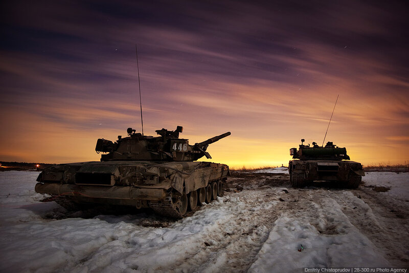 Tanks in Snow