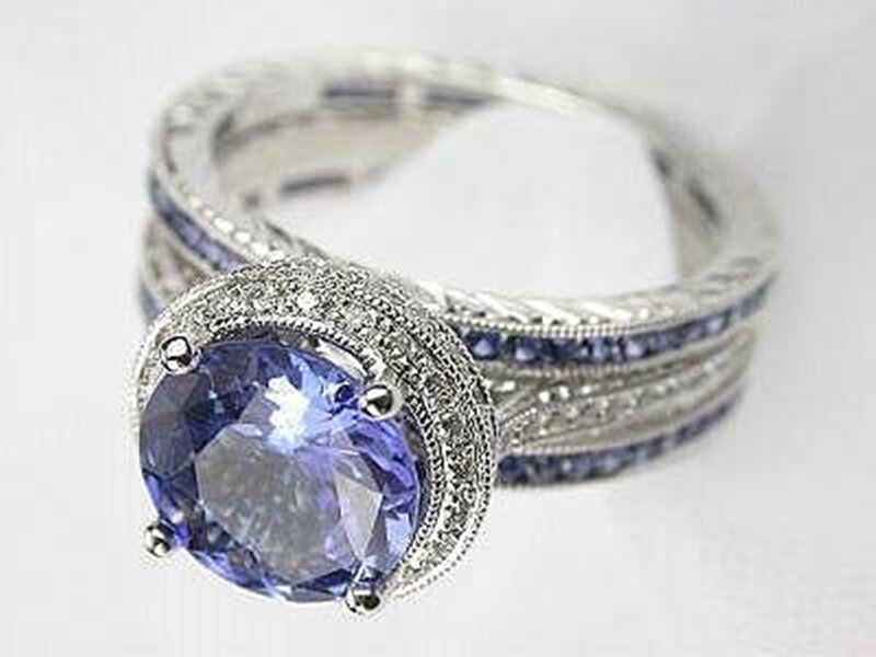 Tanzanite Engagement Ring