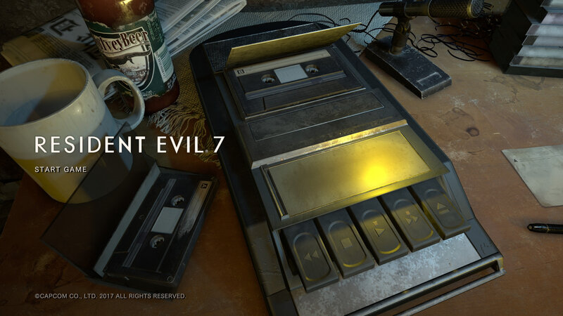 Tape Recorder on Desk