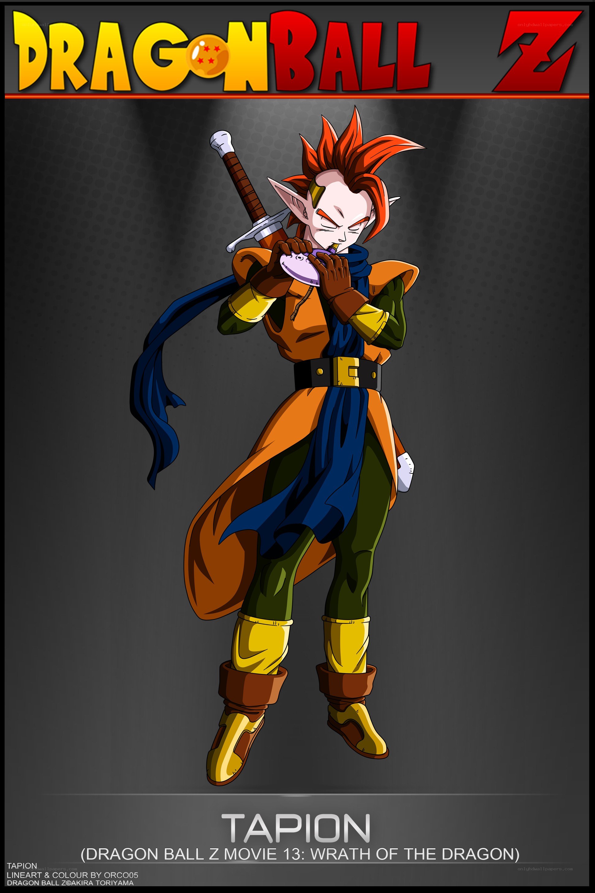 Tapion from Dragon Ball Z