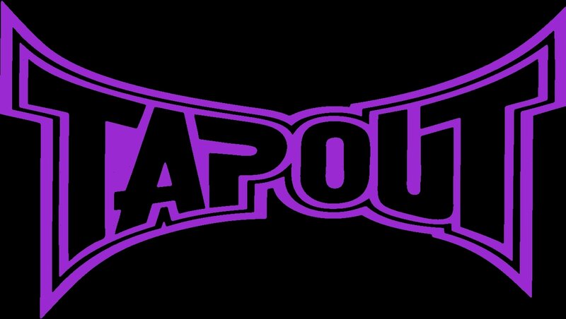 Tapout logo in purple