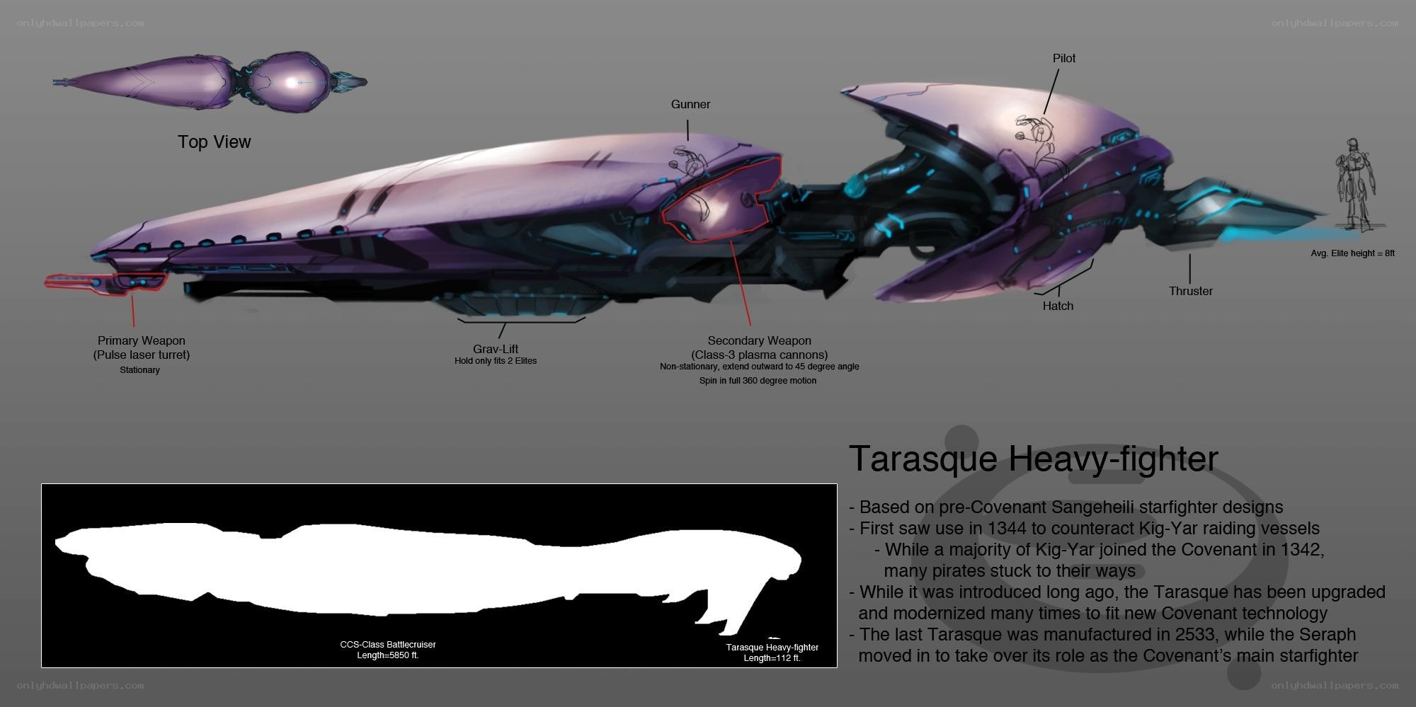 Tarasque Heavy-fighter concept art