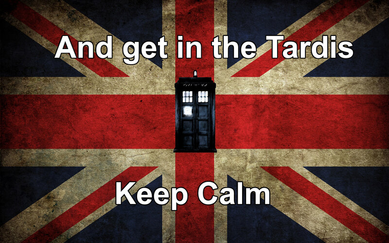 TARDIS and Union Jack