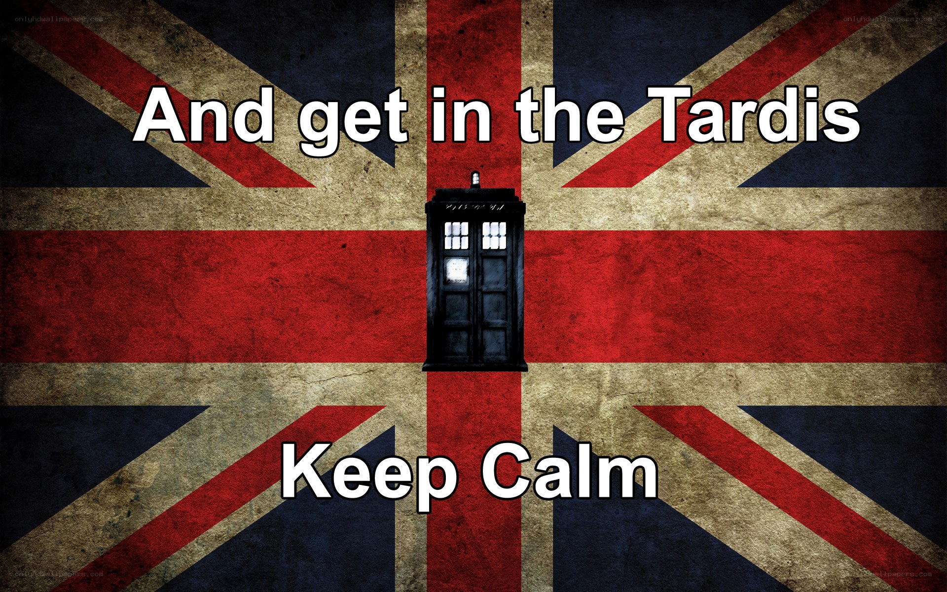 TARDIS and Union Jack