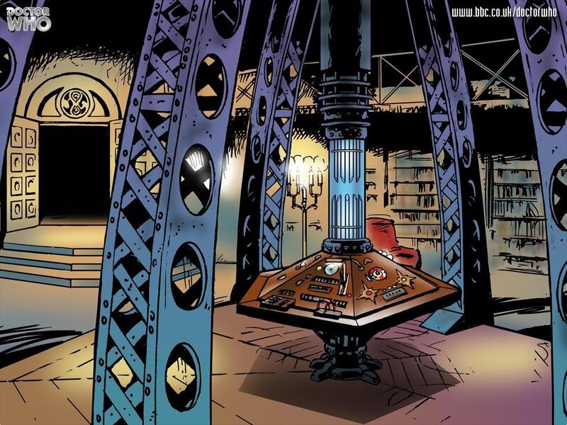 TARDIS Control Console — Blue