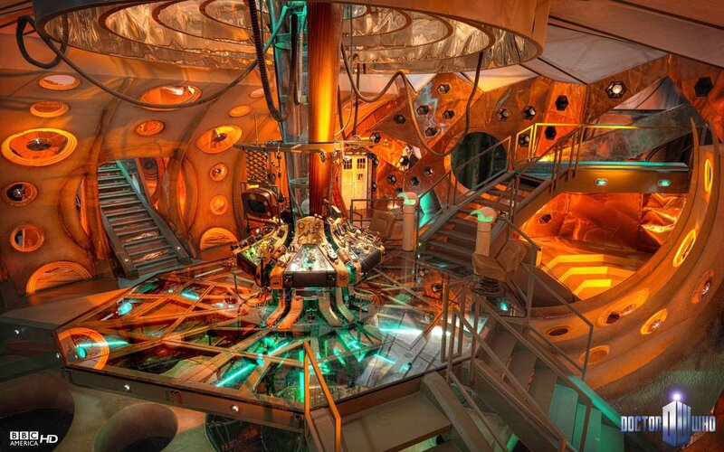 TARDIS Control Room — Orange