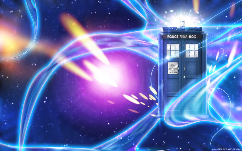 TARDIS in a cosmic vortex