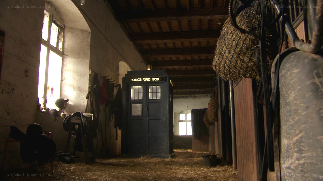 TARDIS in a stable