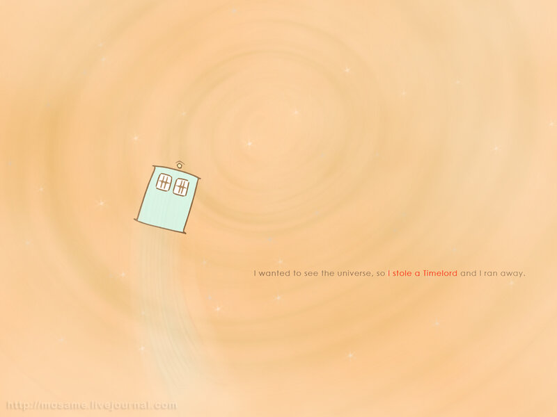 TARDIS in a time vortex