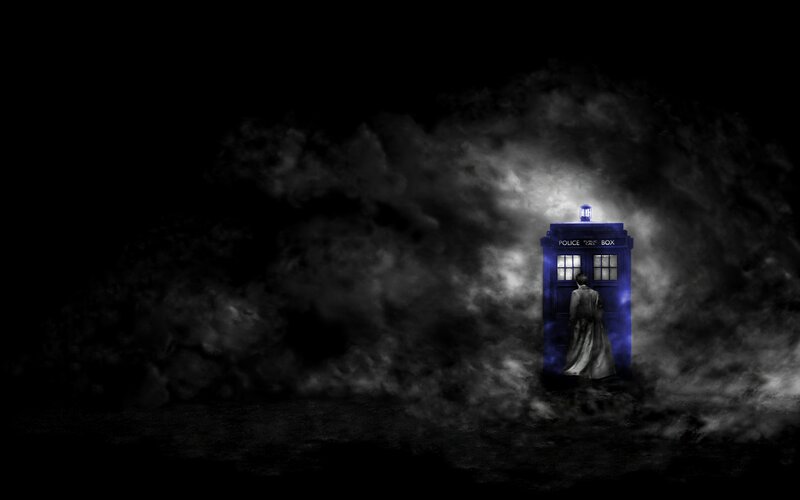 TARDIS in Fog