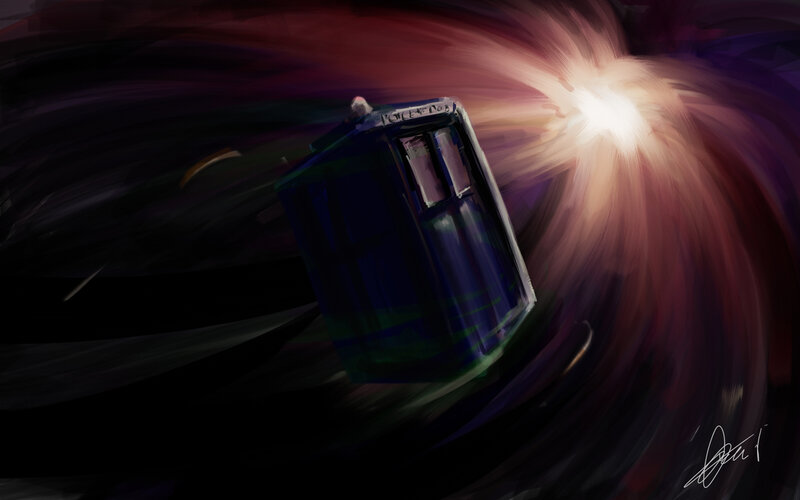 TARDIS in motion