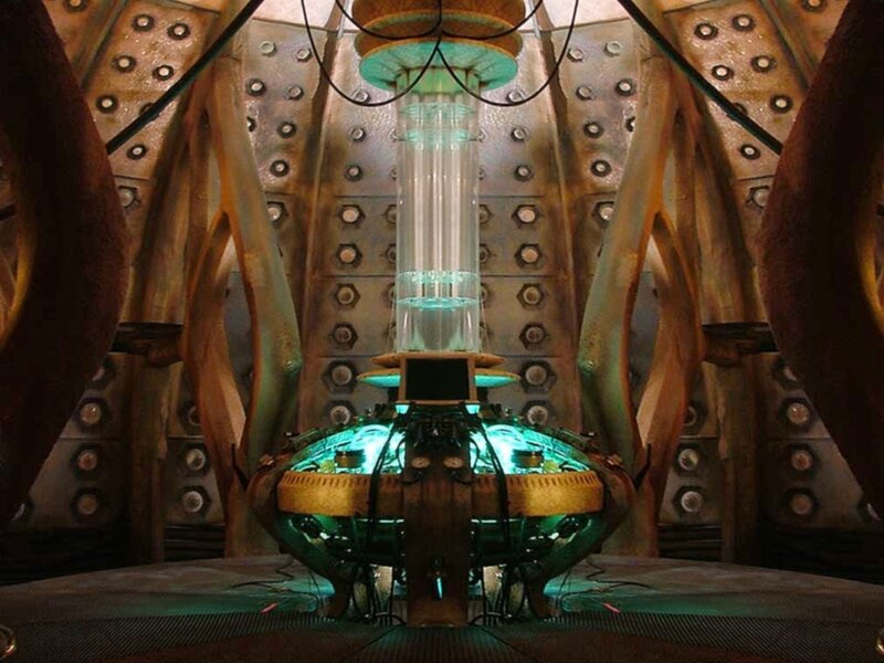 TARDIS Interior Console — Green