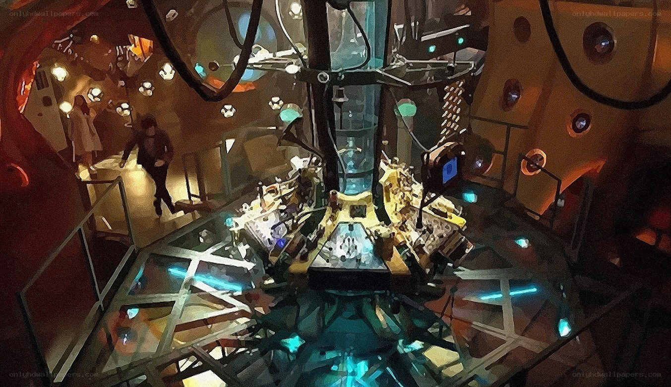 TARDIS interior from Doctor Who