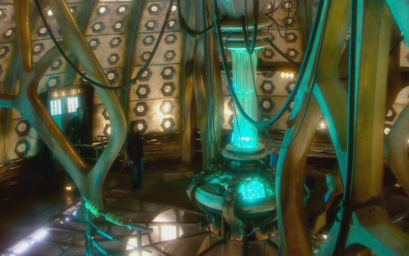 TARDIS interior with central console