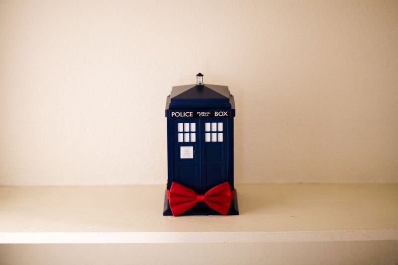 TARDIS Model with Bow Tie