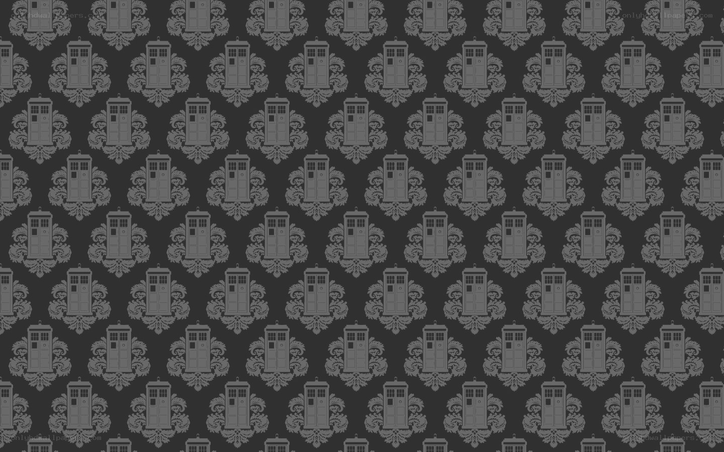 TARDIS pattern wallpaper