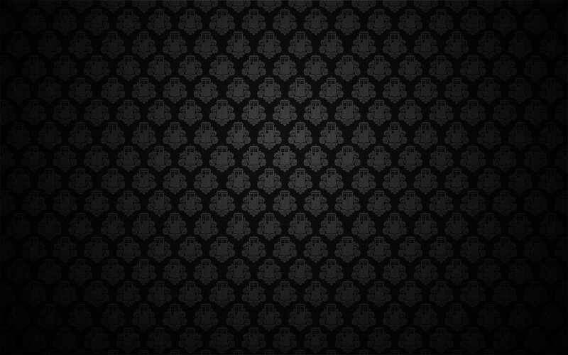 TARDIS Pattern Wallpaper — Black, Dark