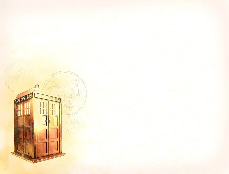 TARDIS Police Box — Beige