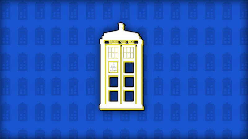 TARDIS Police Box — Blue, Playful