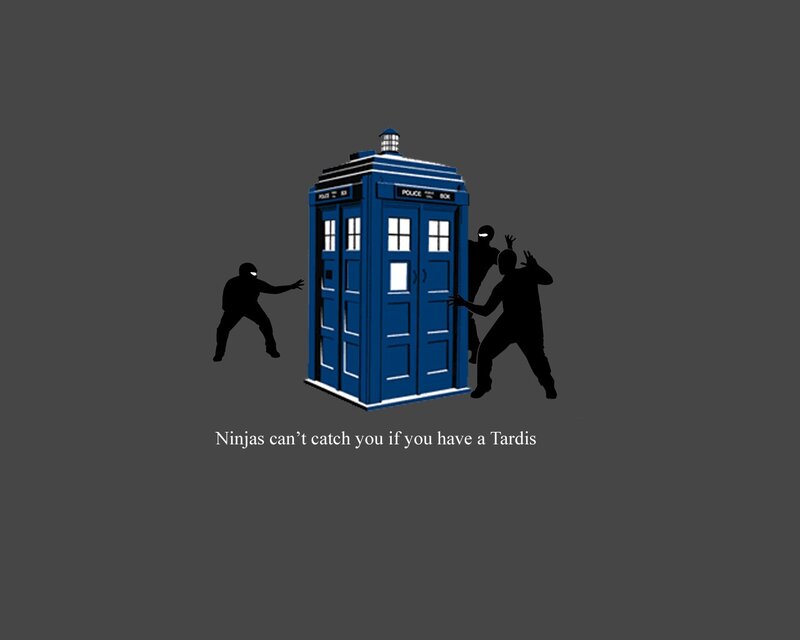 TARDIS with Ninjas