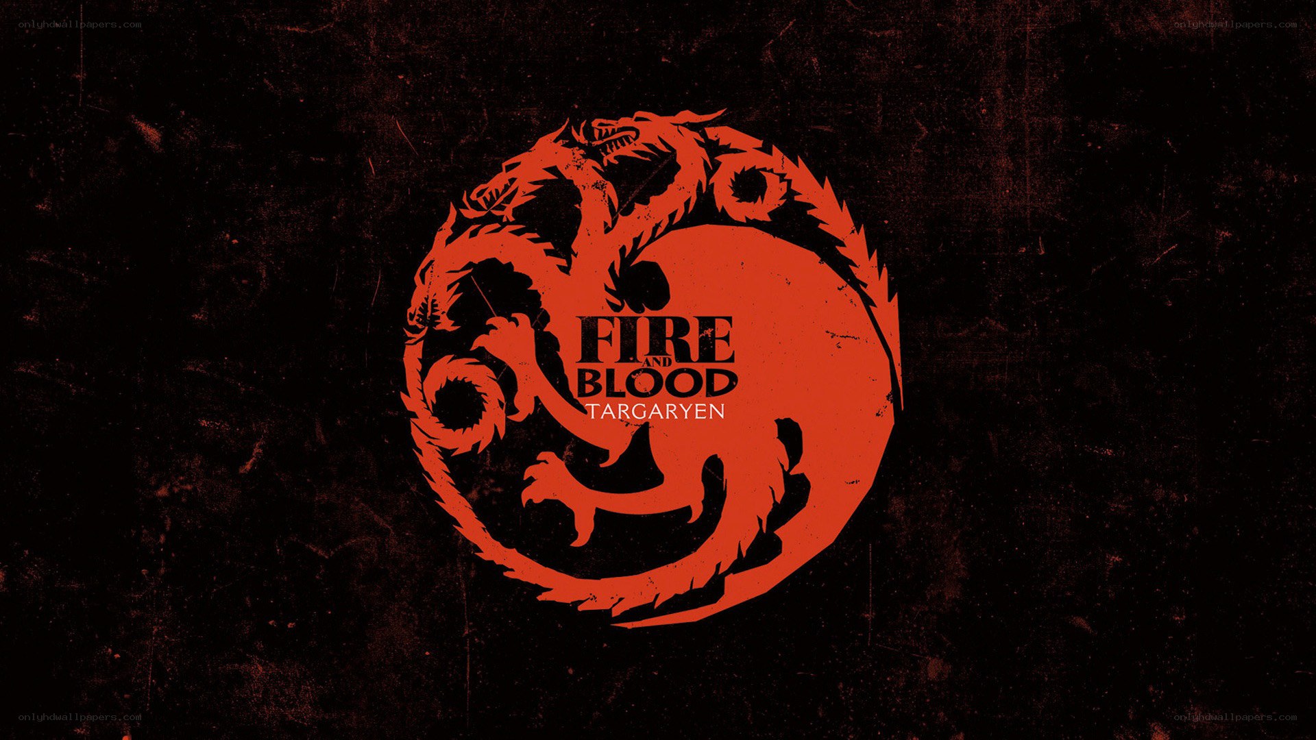 Targaryen house sigil with motto