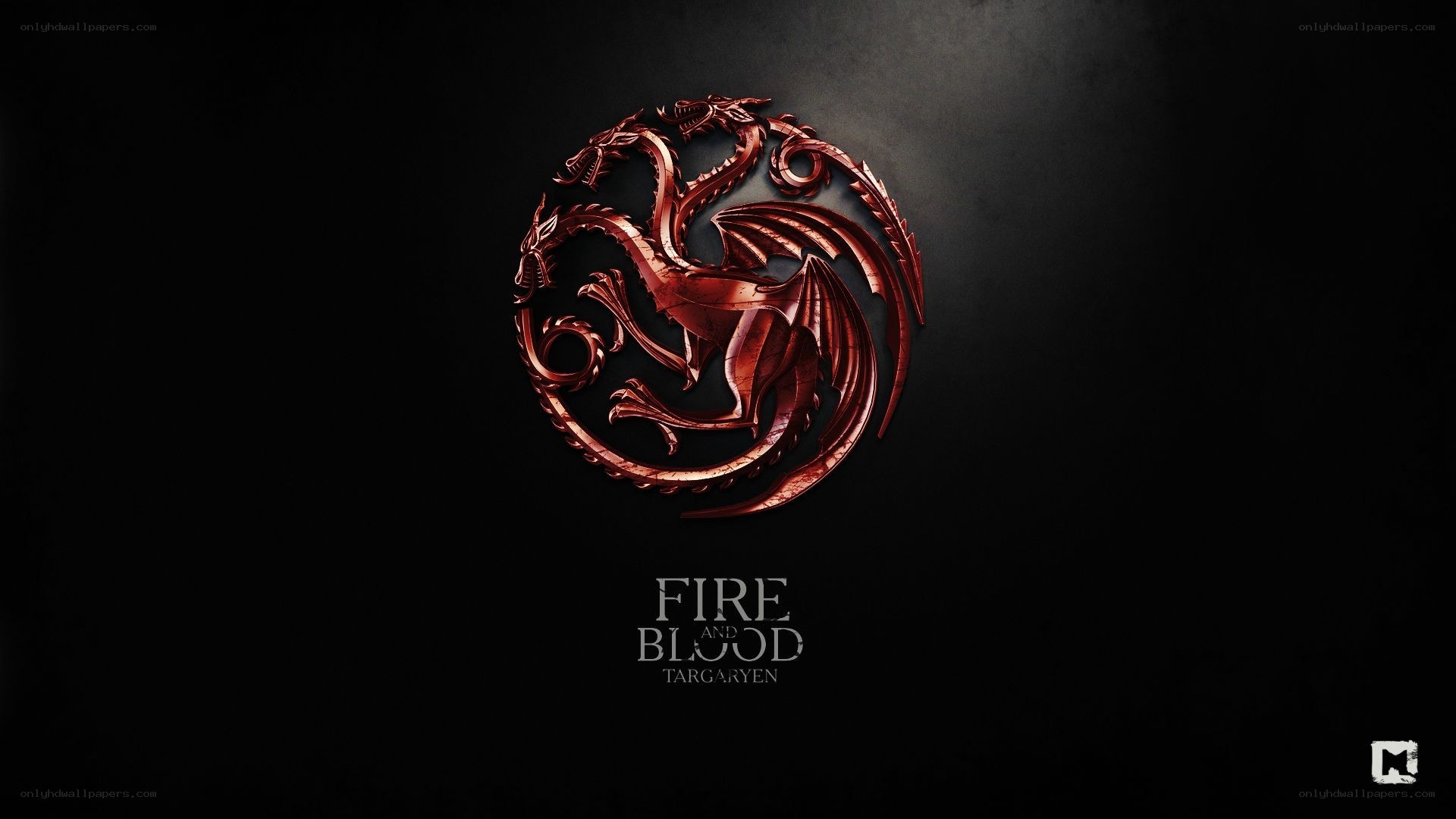 Targaryen sigil with motto