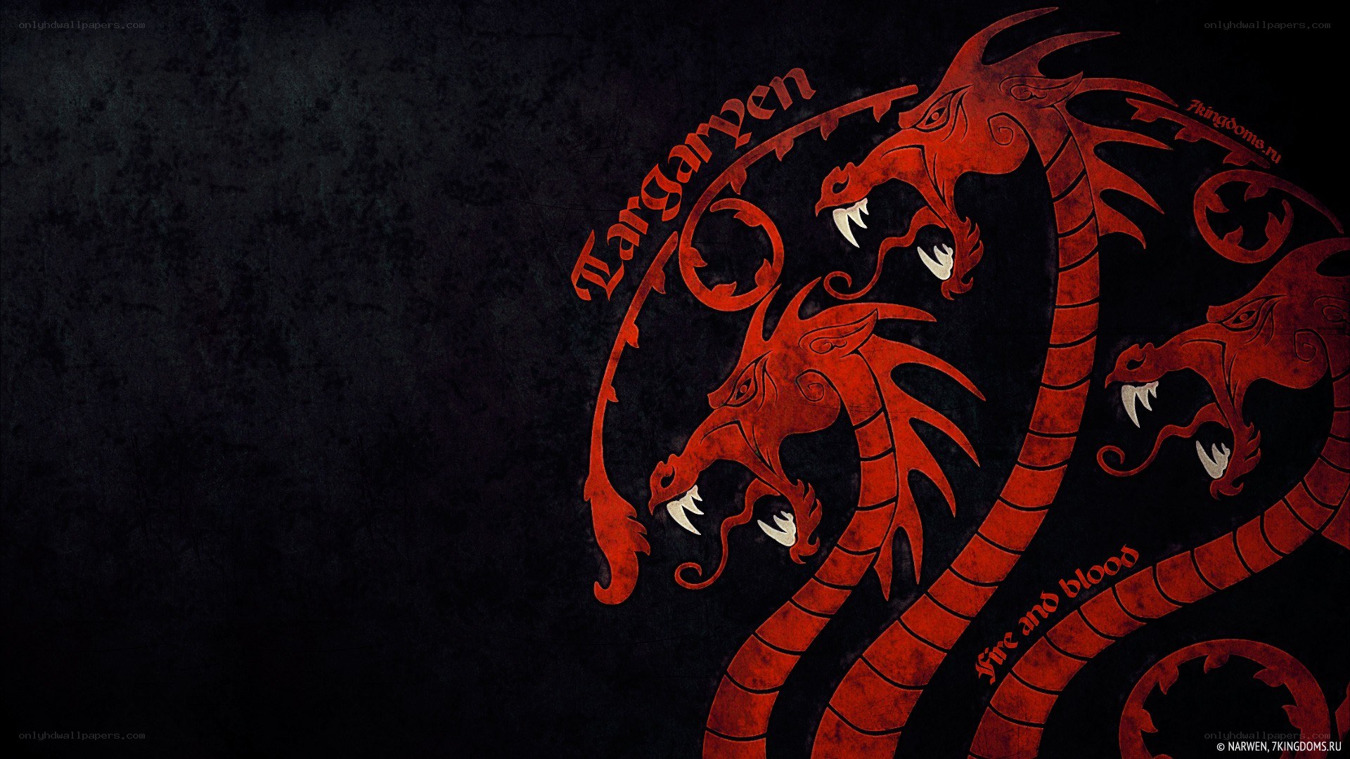 Targaryen three-headed dragon