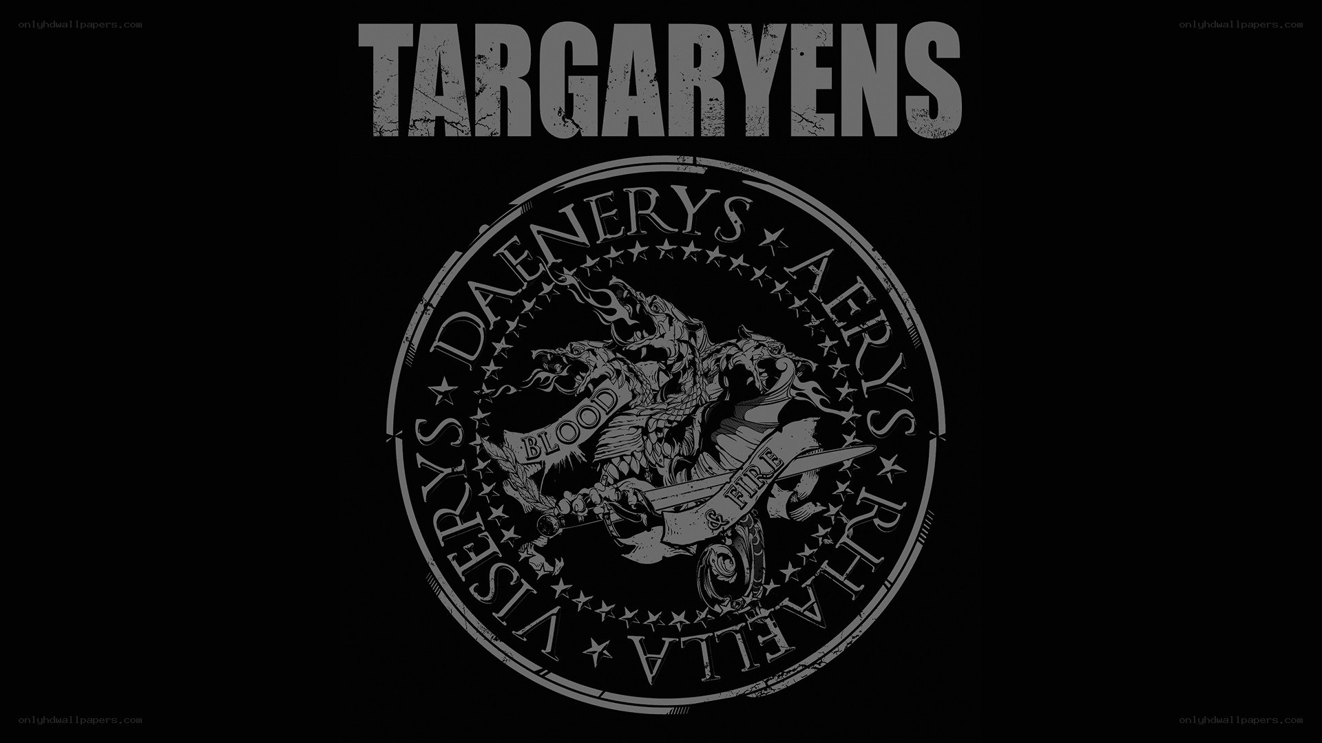 Targaryens logo with sigil