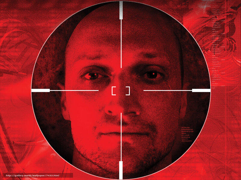 Targeted man in red