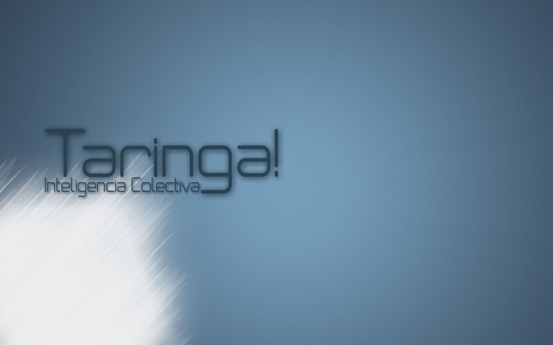 Taringa! logo with tagline