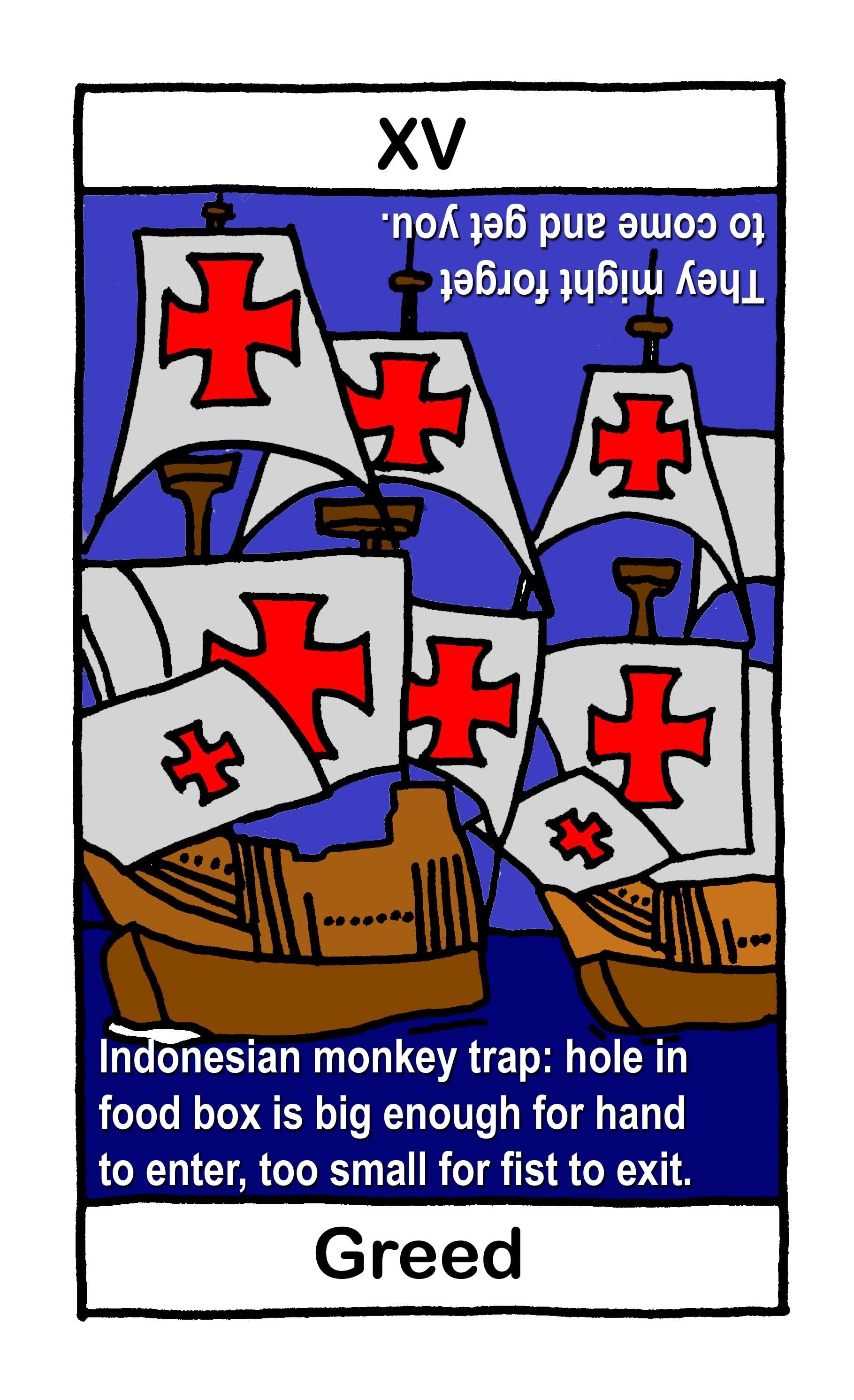 Tarot card: Greed