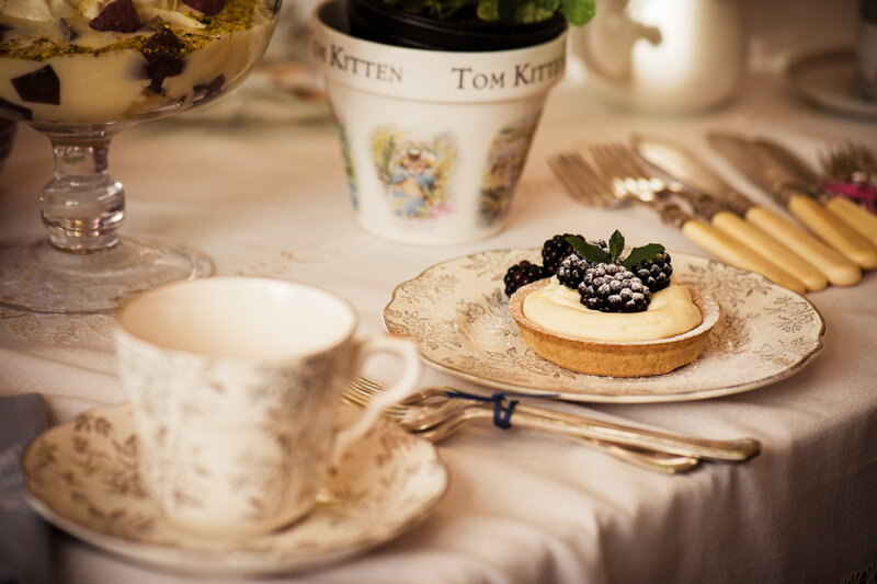 Tart with Blackberries