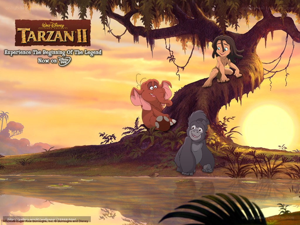 Tarzan II movie scene