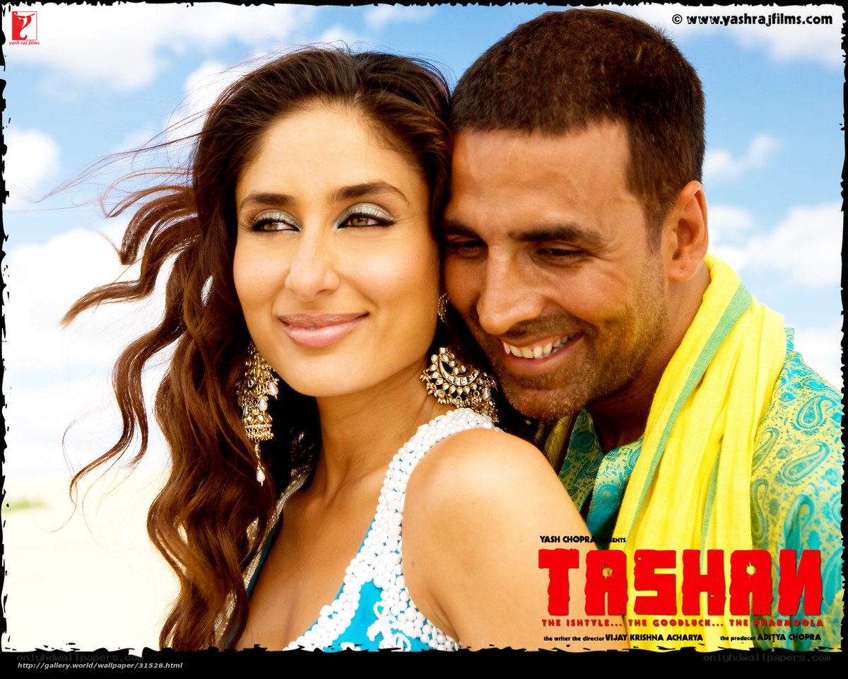 Tashan movie poster featuring actors