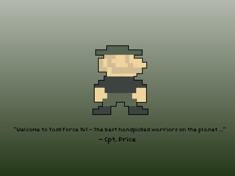 Task Force 141 pixel art